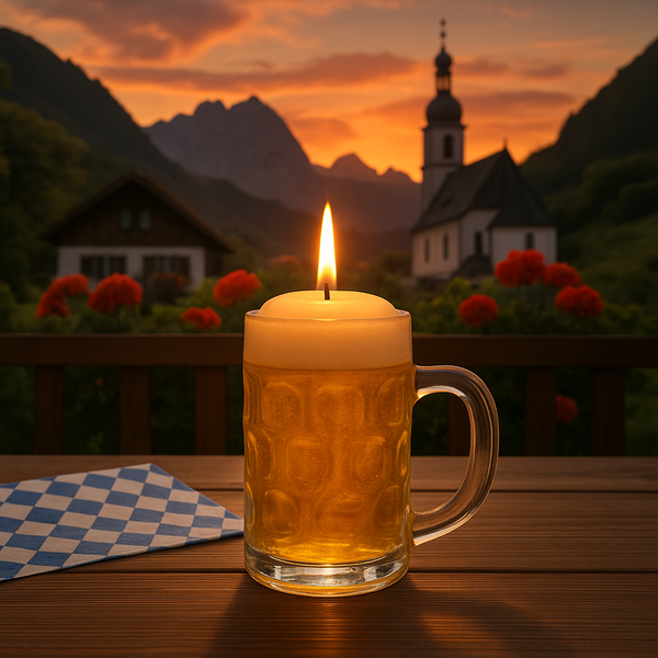 German Bier Stein Candle