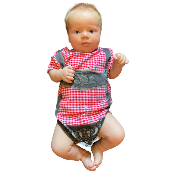 Baby's Lederhosen Onesie