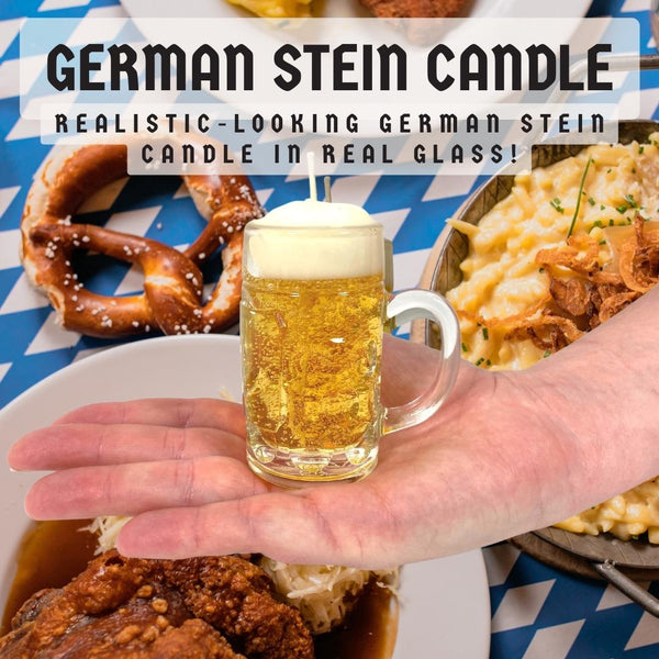 German Bier Stein Candle